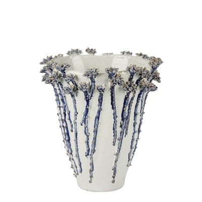 Jardin Vase Medium Blue