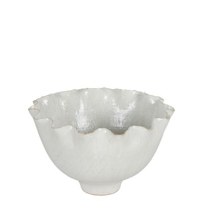 Flora Ceramic Bowl White