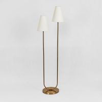 Aspen Floor Lamp Antique Brass