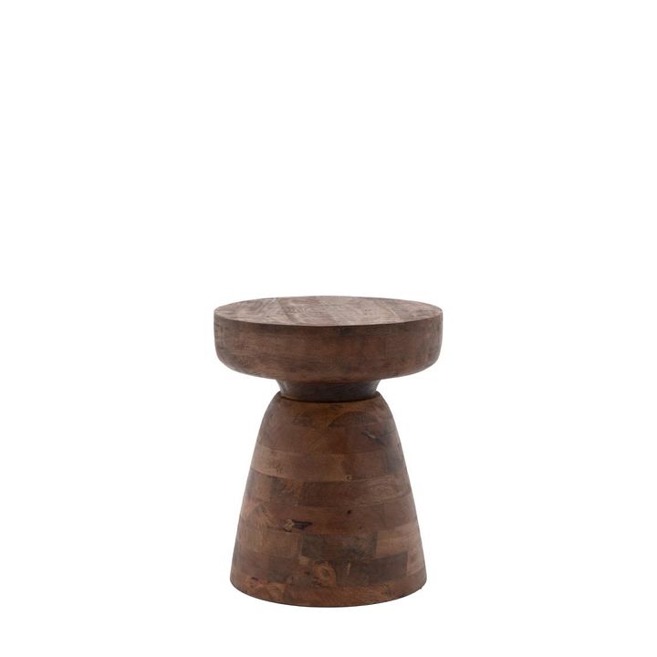 Milstead Side Table Antique Brown