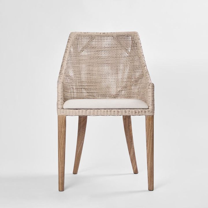 Charlotte Rattan Dining Chair Natural