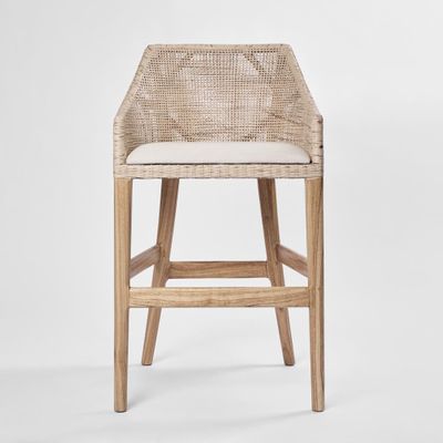 Charlotte Rattan Counter Stool Natural