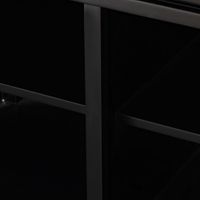 Sorrento 3 Door Hamptons 145cm Buffet Black