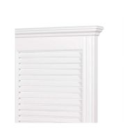 West Beach Hamptons Bedhead W/ Shutters Queen