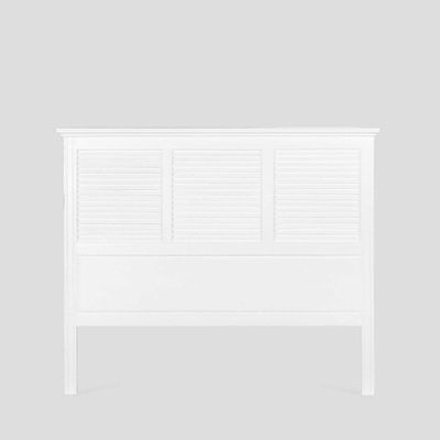 West Beach Hamptons Bedhead W/ Shutters Queen