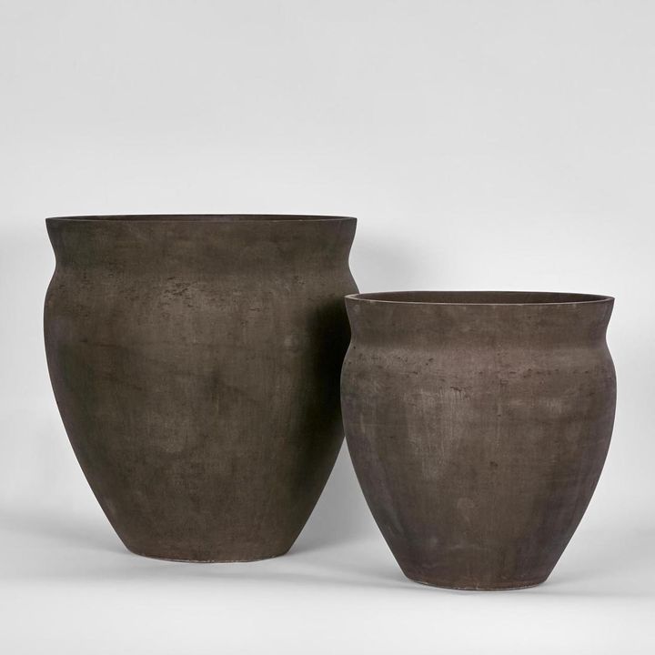 Landis Large Planter Set 2 Earth Brown