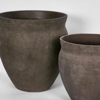 Landis Large Planter Set 2 Earth Brown