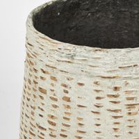 Esparta Cement Coated Bamboo Planter LGE