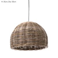 Rattan Ceiling Pendant Small Natural