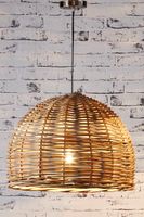 Rattan Ceiling Pendant Small Natural