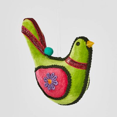 Powers Funky Hanging Bird Green