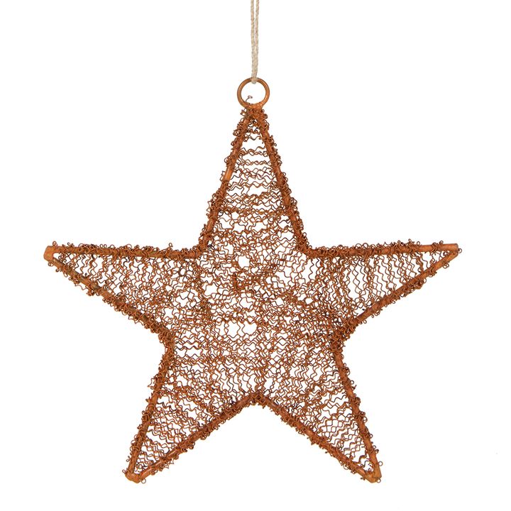 Dustle Wire Star Decoration Large