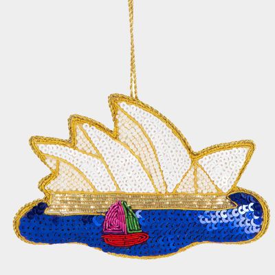 Opera House Sequin Tree Decoration