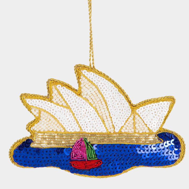 Opera House Sequin Tree Decoration