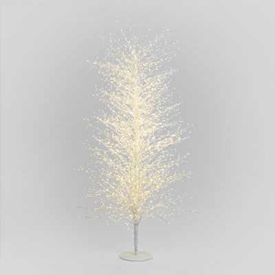 White Forest Light Up Tree Extra Large 210cm