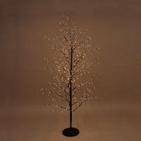 Black Forest Twinkling Light Up Tree with 900 Lights 150cm