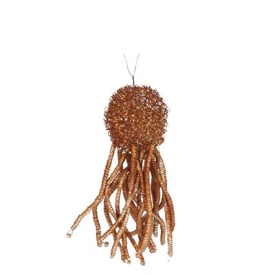 Fuzzy Tassel Hanging Tree Decoration Bronze