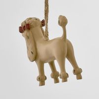 Lady Hanging Dog Ornament