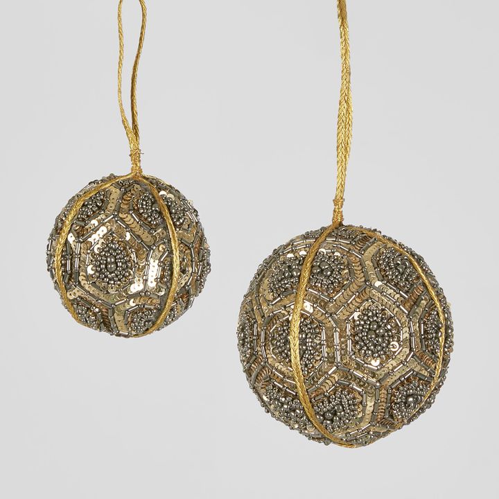 Hexe Beaded Hanging Bauble LGE