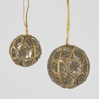 Hexe Beaded Hanging Bauble LGE