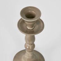 Simou Enamel Candle Stand Taupe