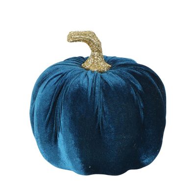 Velvet Pumpkin Small Blue