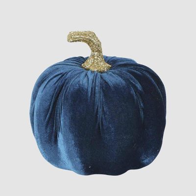 Velvet Pumpkin Small Blue