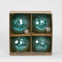 Glist Bauble (Set of 4) Light Blue