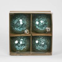 Glist Bauble (Set of 4) Light Blue