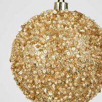 Gold Crush Bauble MED (Set of 4)