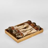 Lorri Clip on Bird Natural (Set of 6)