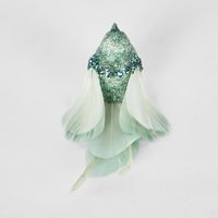 Spinky Clip on Bird Mint Green (Set of 6)