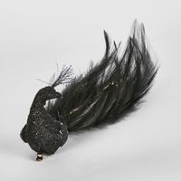 Nayle Clip on Peacock Black