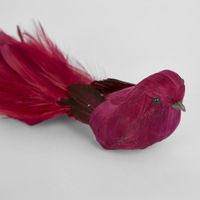 Olsern Clip on Bird Dark Red (Set of 4)
