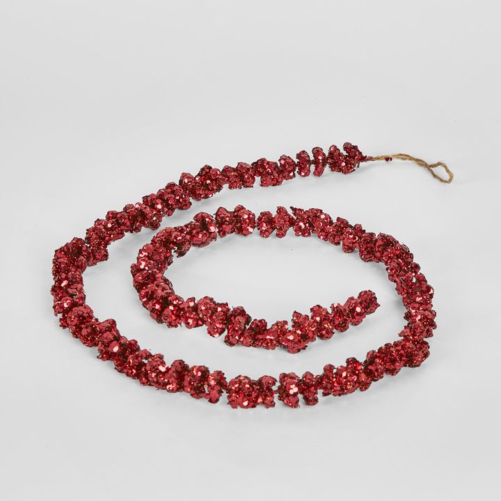 Shimmer Garland Red