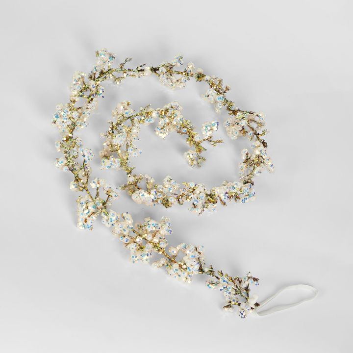 Shimmer Garland White