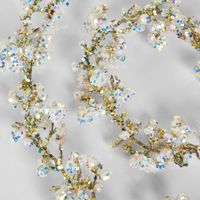 Shimmer Garland White