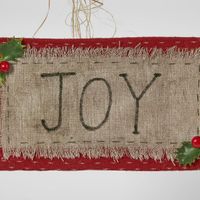 Joy Hanging Sign