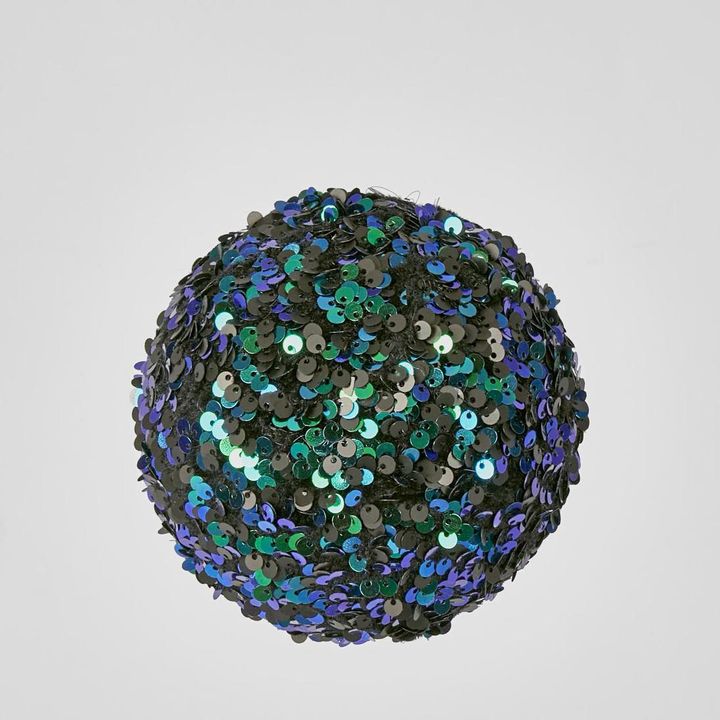 Donna Sequin Bauble Blue