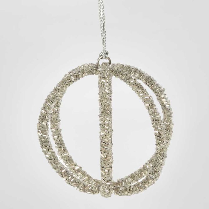 Bissole Hanging Tree Ornament Silver