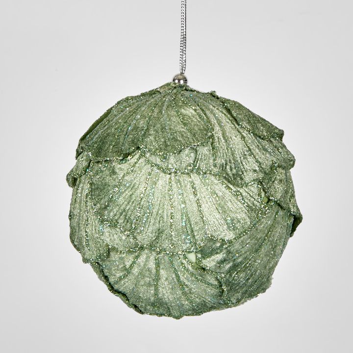 Ginko Leaf Bauble Green