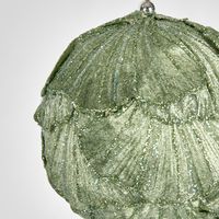 Ginko Leaf Bauble Green