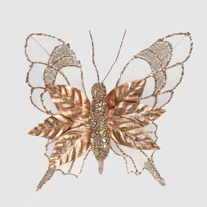 Aline Clip on Butterfly Gold