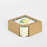 La Dolce Vita Lemon Coasters - Set of 4