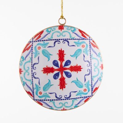 La Dolce Vita Red Pattern Tree Decoration