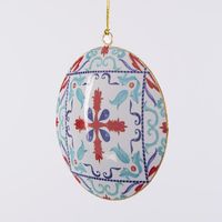 La Dolce Vita Red Pattern Tree Decoration