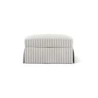 Noosa Hamptons Ottoman Natural Stripe