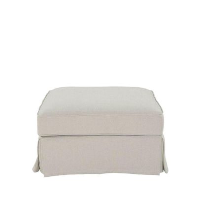 Noosa Hamptons Ottoman Beige
