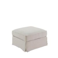Noosa Hamptons Ottoman Beige