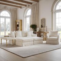Noosa Hamptons Armchair Ivory